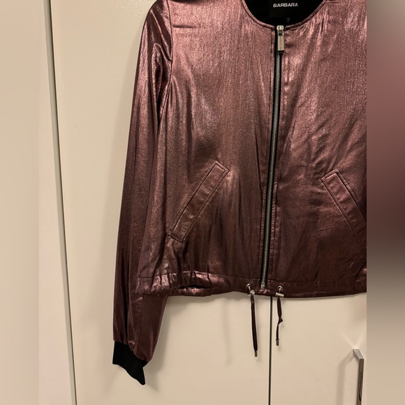 Barbara Bui Metallic Pink Jacket - Picture 2 of 10